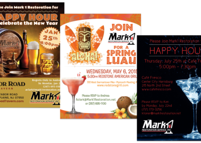 Mark 1 Restoration; 8×11 Flyer, Network Event Marketing