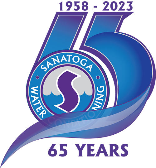 Sanatoga Water Conditioning 65th Anniversary Logo